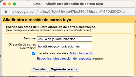 Cómo configurar un e-mail corporativo en Gmail en 2 pasos